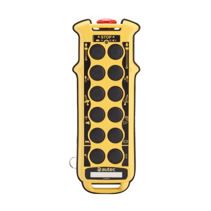 MK 12 radio remote control, MK 12 radiografische besturing, Autec MK 12, MK 12 zender, MK 12 zender-unit, MK 12 transmitter, MK 12 transmitter unit