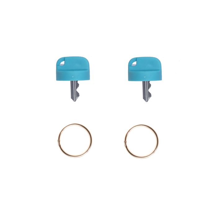 Sleutels met Lichtblauw kap EA0, R0CHIA00P0010